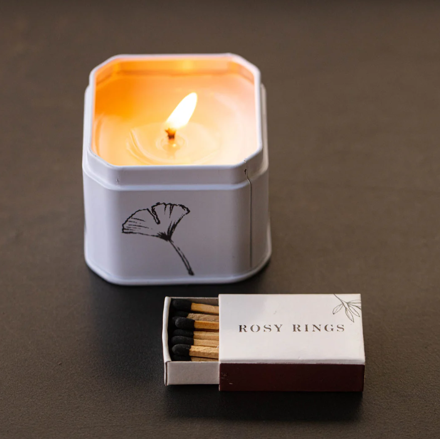 APRICOT ROSE TRAVEL TIN