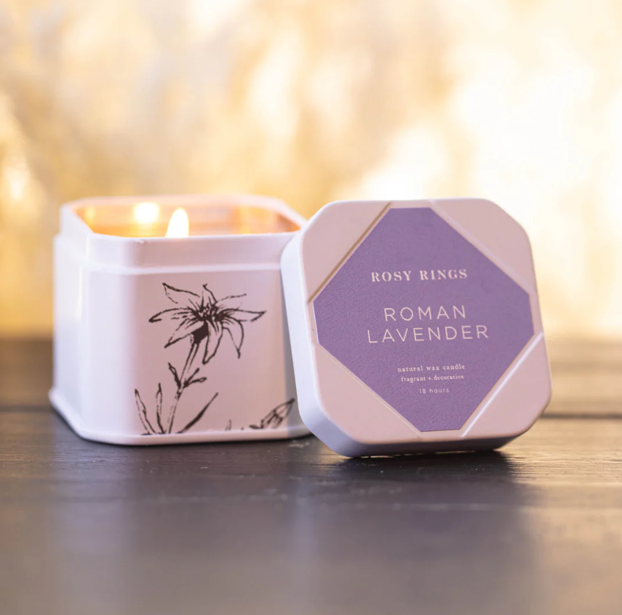 ROMAN LAVENDER TRAVEL TIN