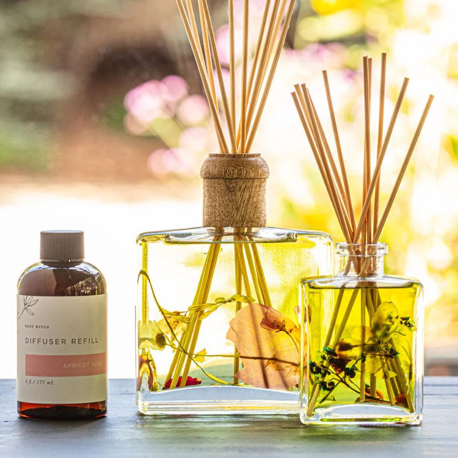 BOTANICAL REED DIFFUSER-APRICOT ROSE 4 OZ