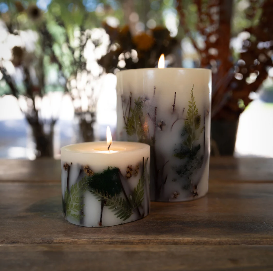 PETITE OVAL BOTANICAL CANDLE-FOREST