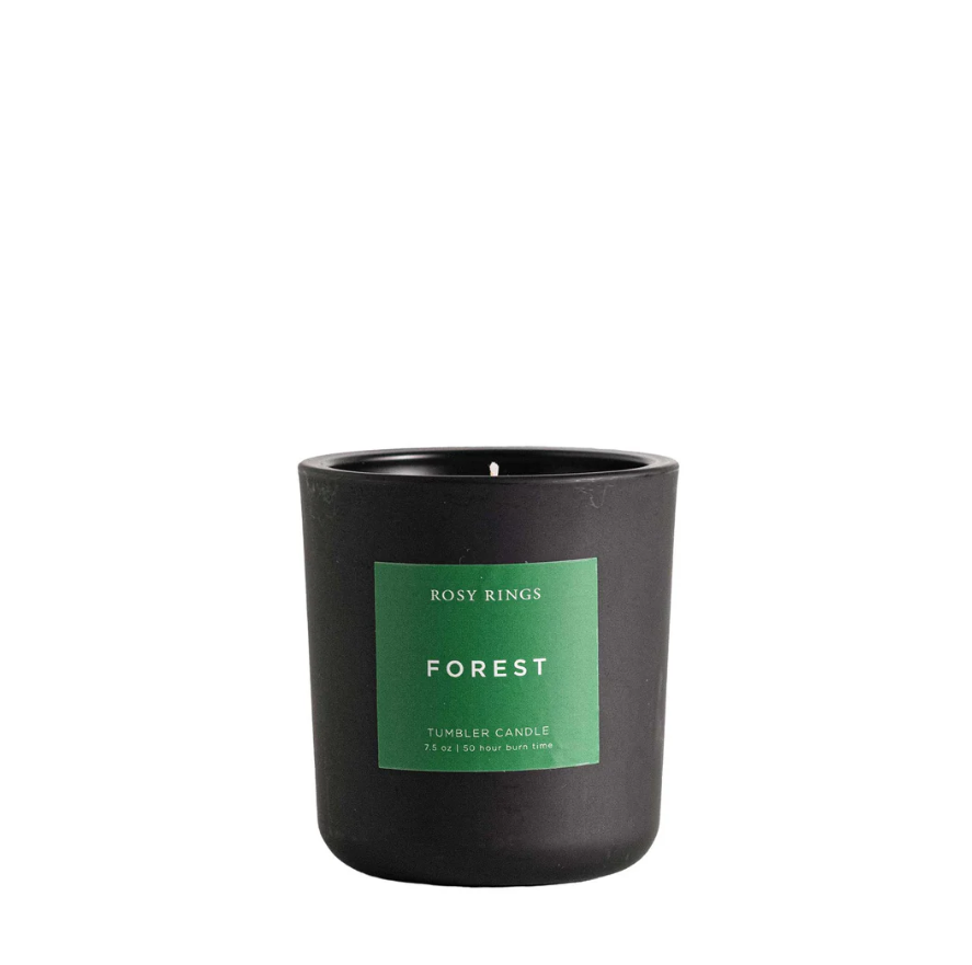 FOREST BOXED GLASS TUMBLER CANDLE