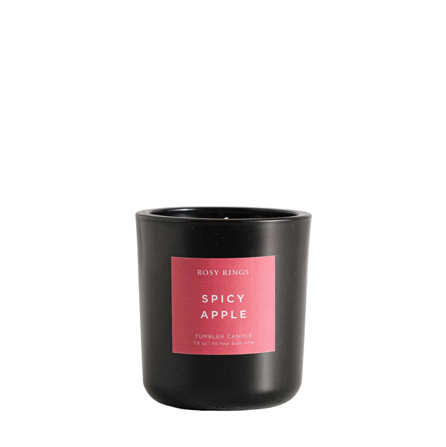 SPICY APPLE BOXED GLASS TUMBLER CANDLE