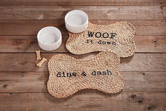STACKED DOG BOWL SET