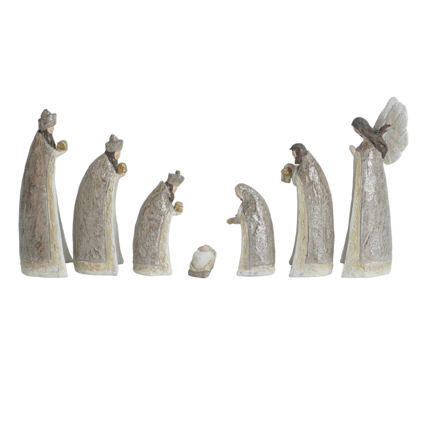 NATIVITY SET OF 7 -6"H