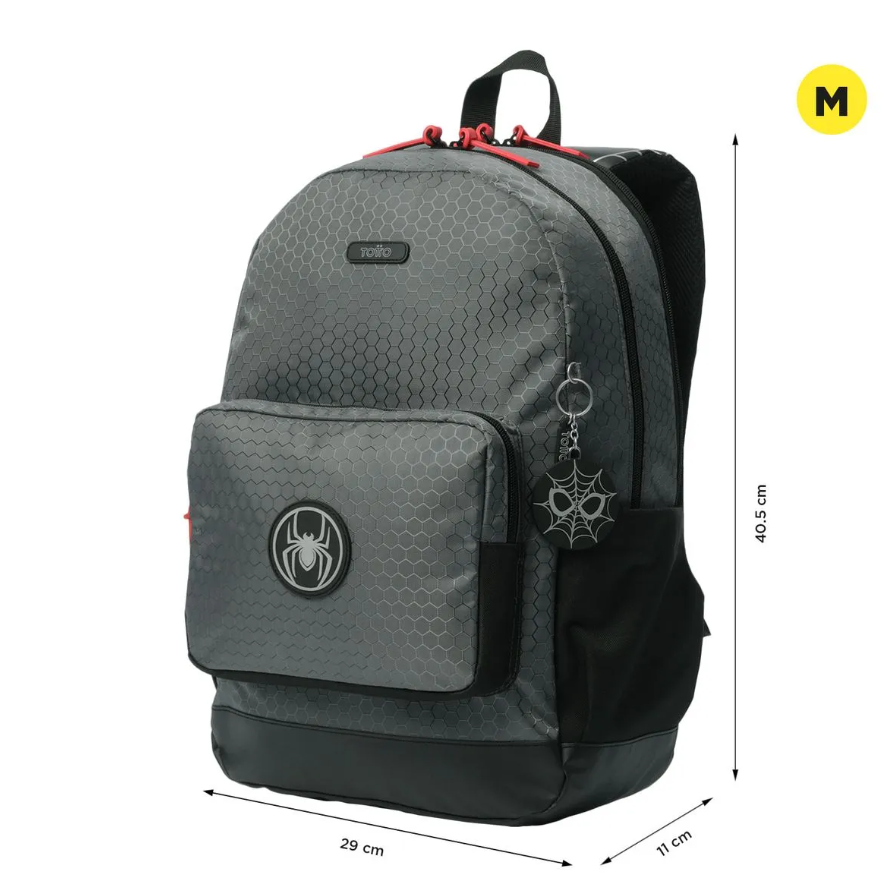 MOCHILA SPIDER BLACK