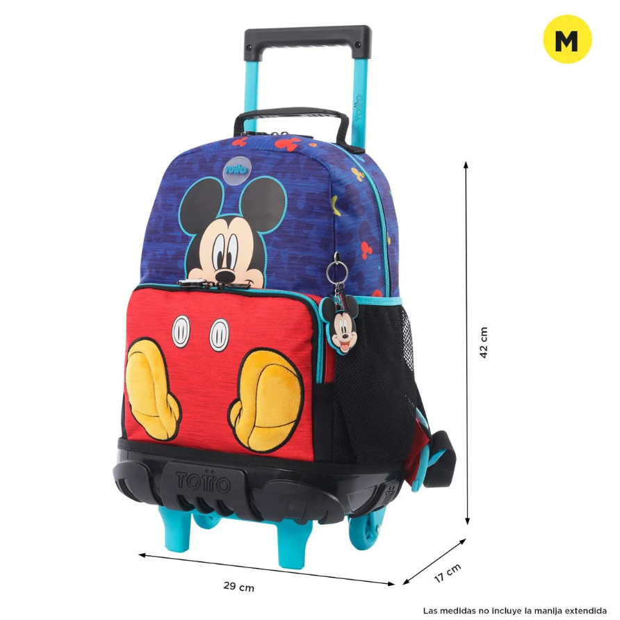 MOCHILA RUEDAS BOMPER MICKEY M