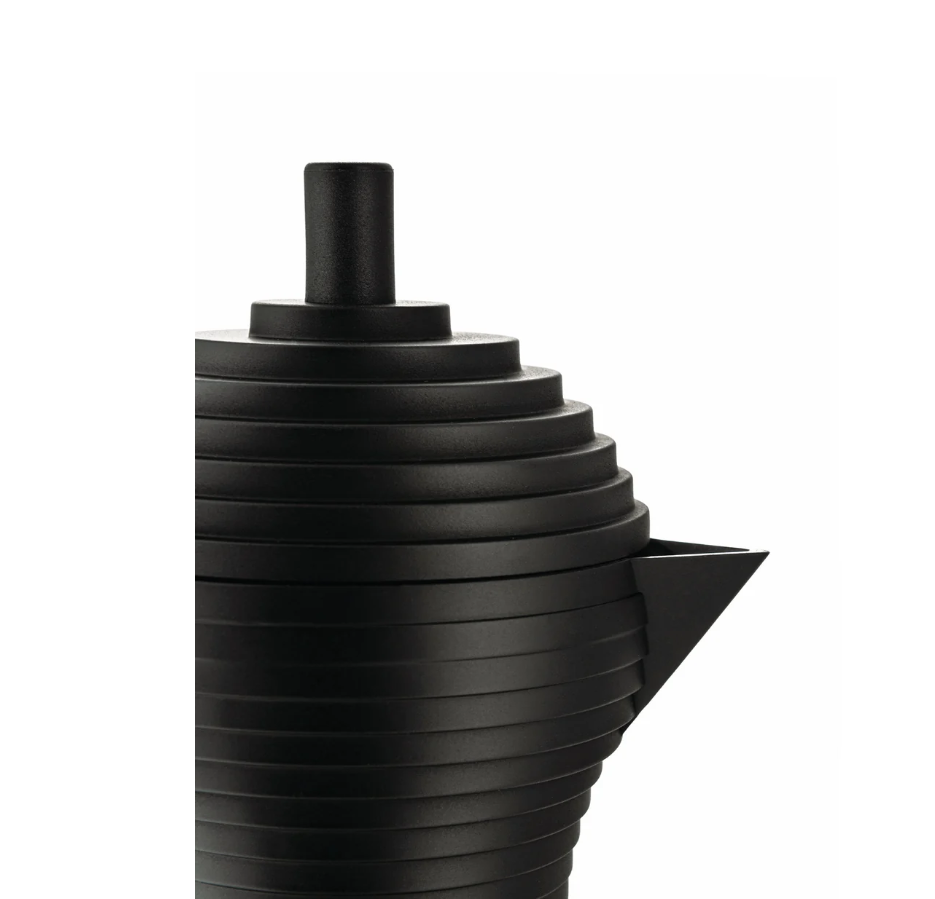 Alessi Pulcina Coffee Maker 3 cups - Black