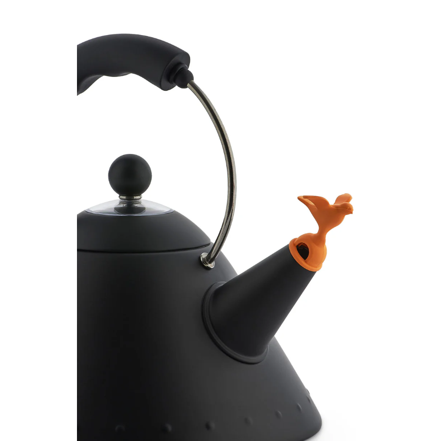 Alessi Michael Graves Kettle Bird Shaped Whistle Black