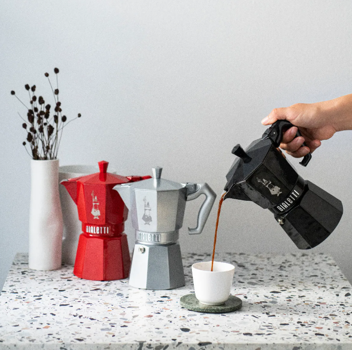 BIALETTI MOKA EXCLUSIVE BLACK 6 CUPS