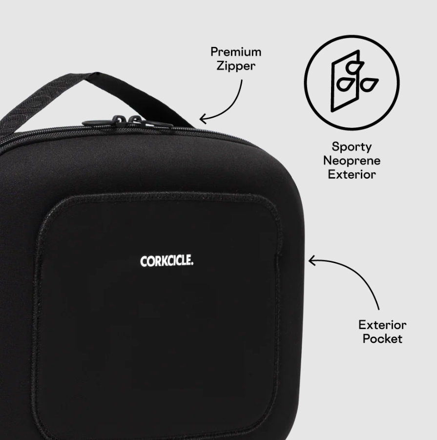 LUNCHPOD-BLACK NEOPRENE