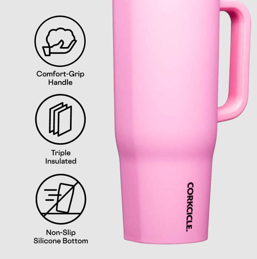 CRUISER-SOAKED PINK 40oz