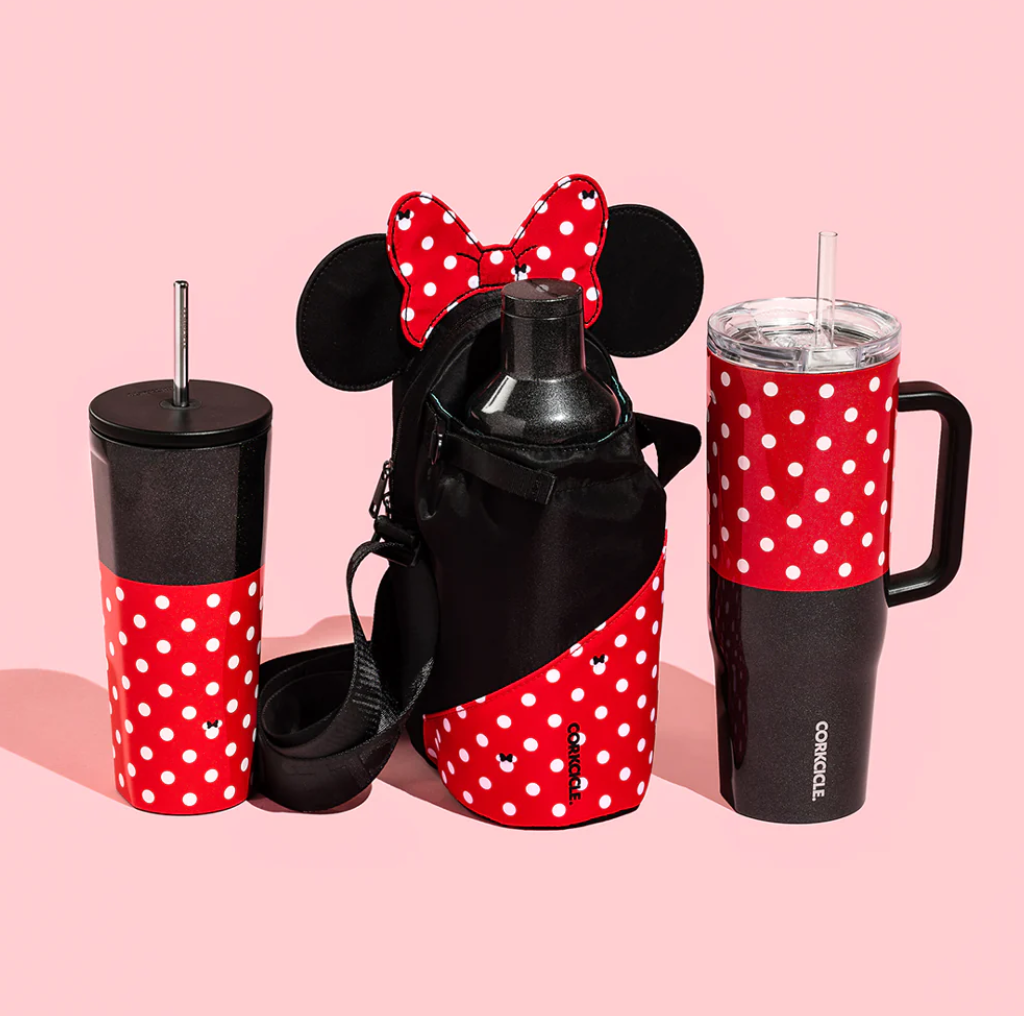 COLD CUP-24OZ DISNEY MINNIE-POLKA DOT RED