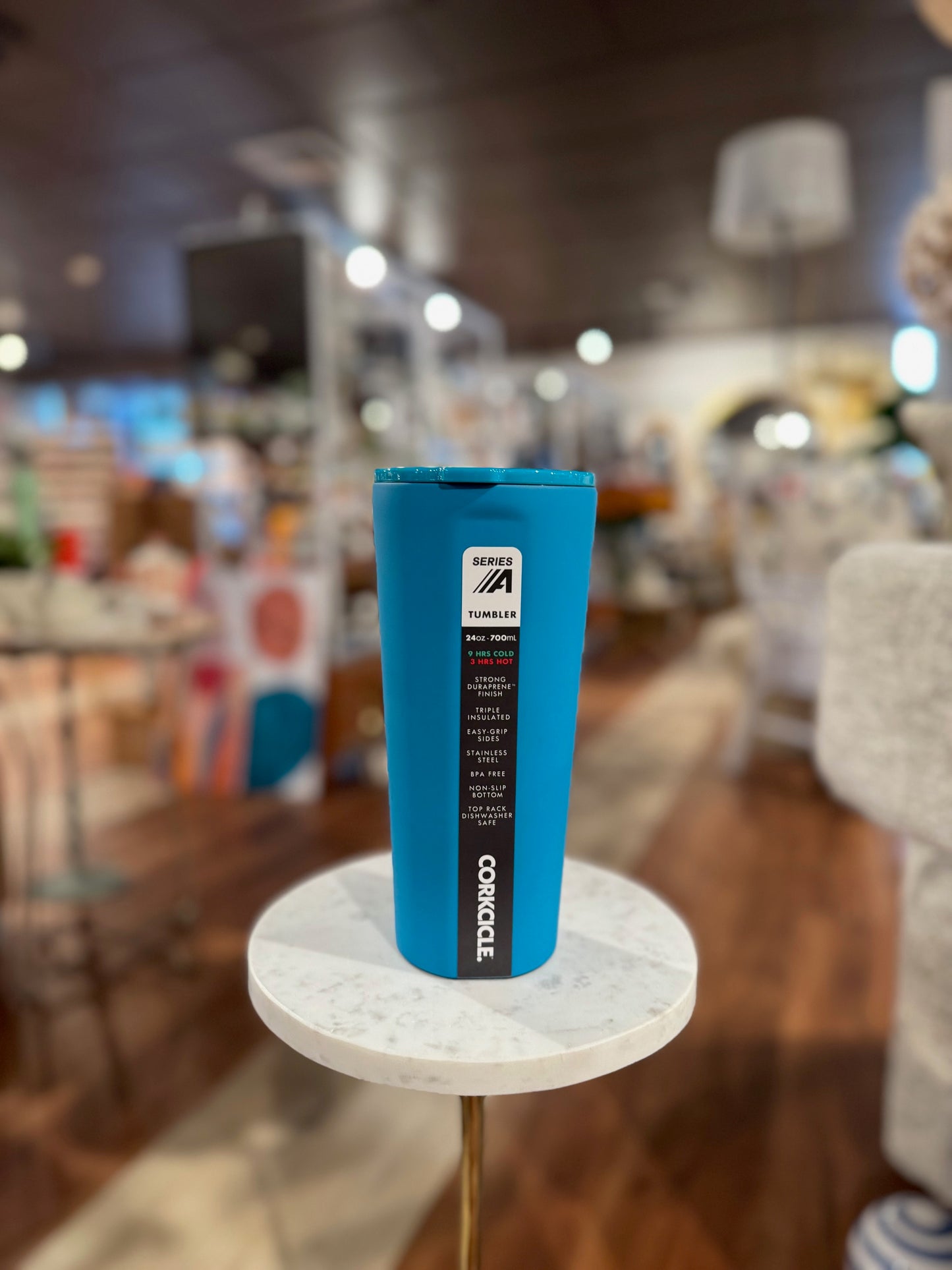 TUMBLER-24OZ CAPRI BLUE