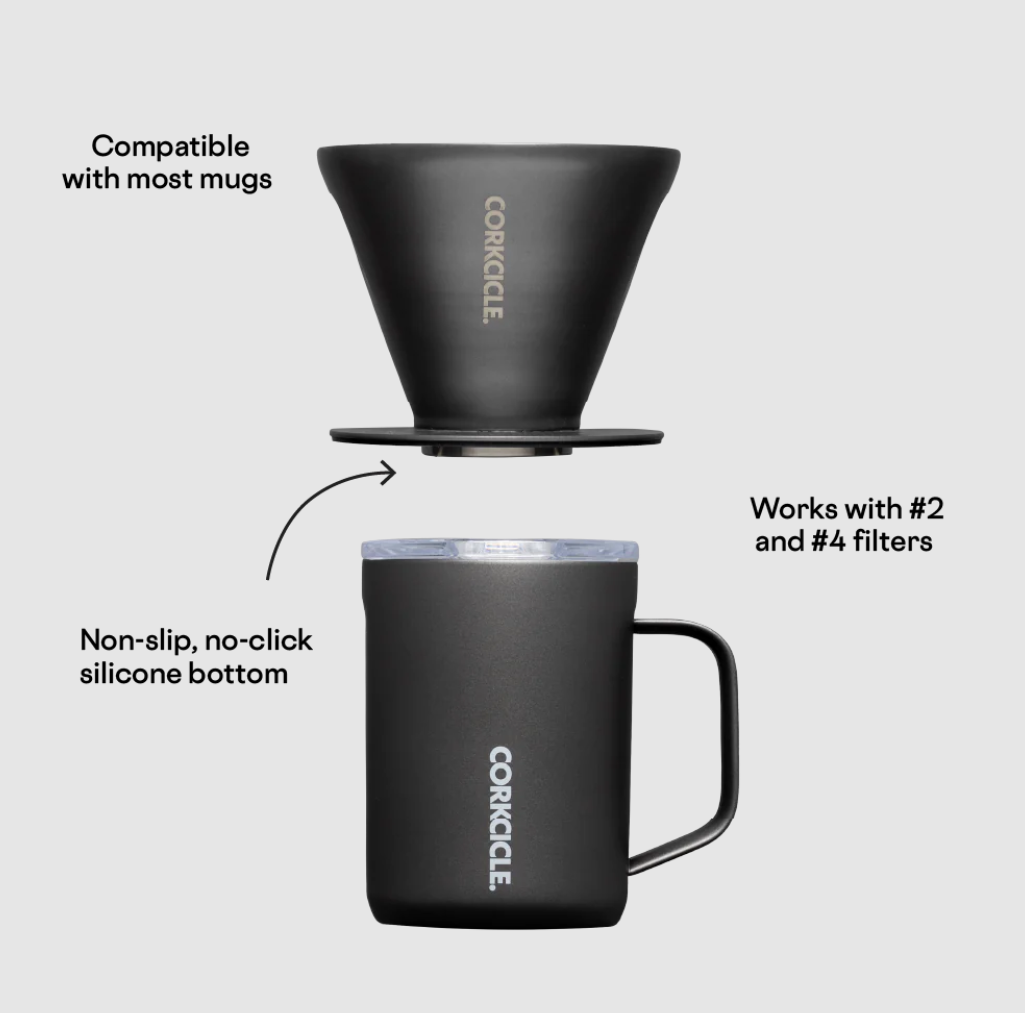 COFFEE POUR OVER KIT CERAMIC SLATE
