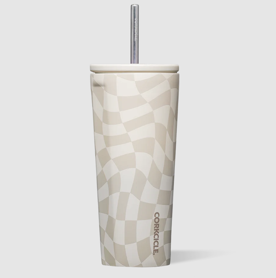 COLD CUP WAVY CHECKERBOARD -24OZ