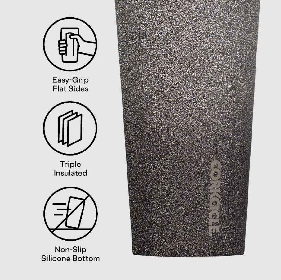 CORKCICLE TUMBLER 16 OZ STEEL SHADOW