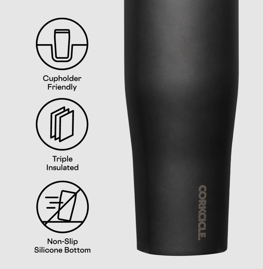 PROTEIN SHAKER CERAMIC SLATE - 30OZ