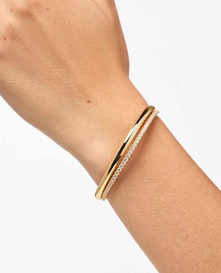 ANA LUISA BANGLE BRACELET- ARLO GOLD