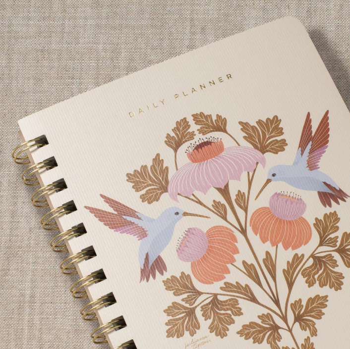JT HUMMINGBIRDS NON-DATED DAILY PLANNER