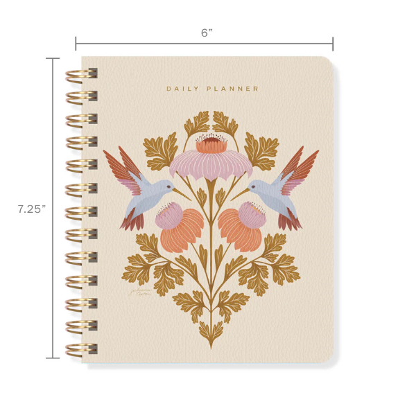 JT HUMMINGBIRDS NON-DATED DAILY PLANNER