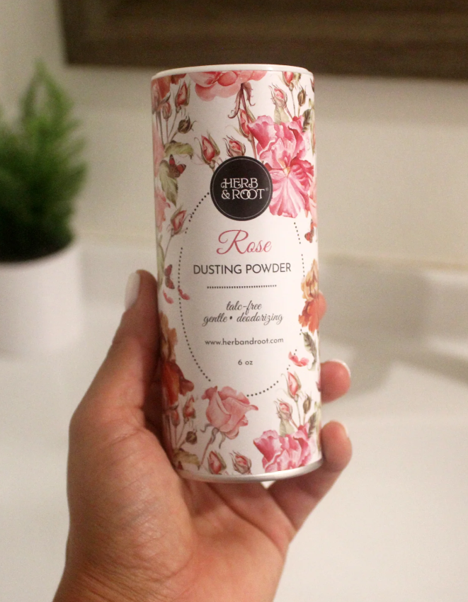 ROSE DUSTING POWDER 6OZ