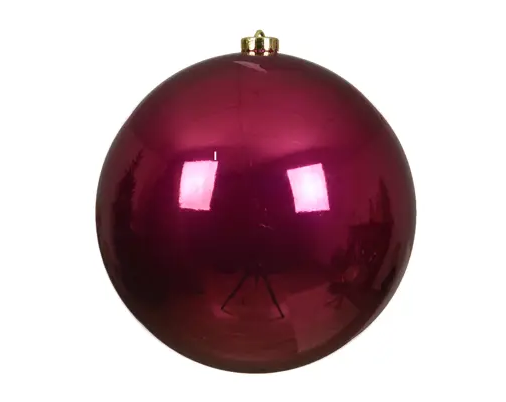 BAUBLES SHATTERPROOF SHINY-CABERNET