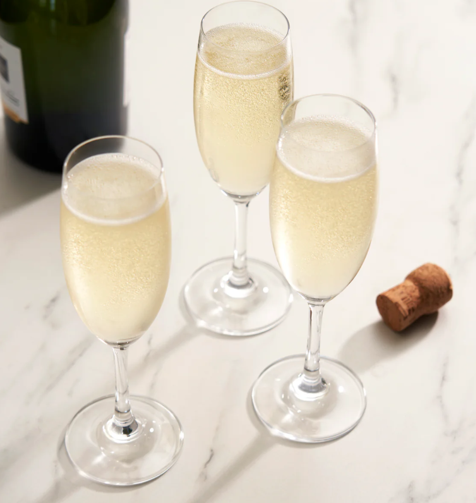 CUVEE SET 4 CHAMPAGE FLUTES TRUE 7oz