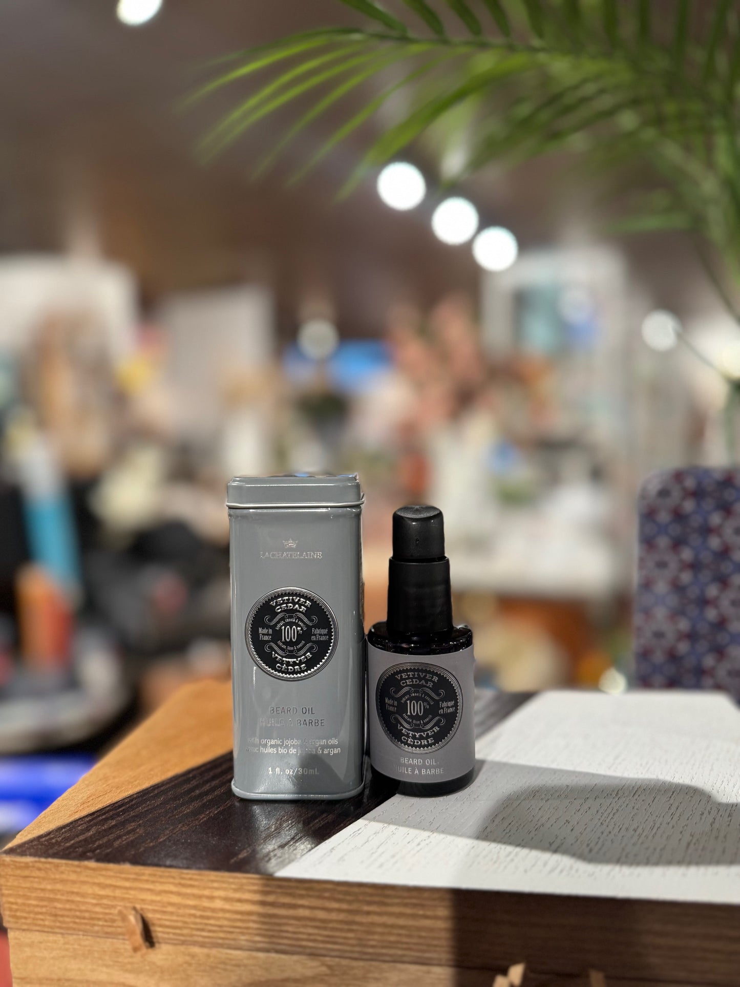 LA CHATELAINE BEARD OIL BURBON CEDAR TIN