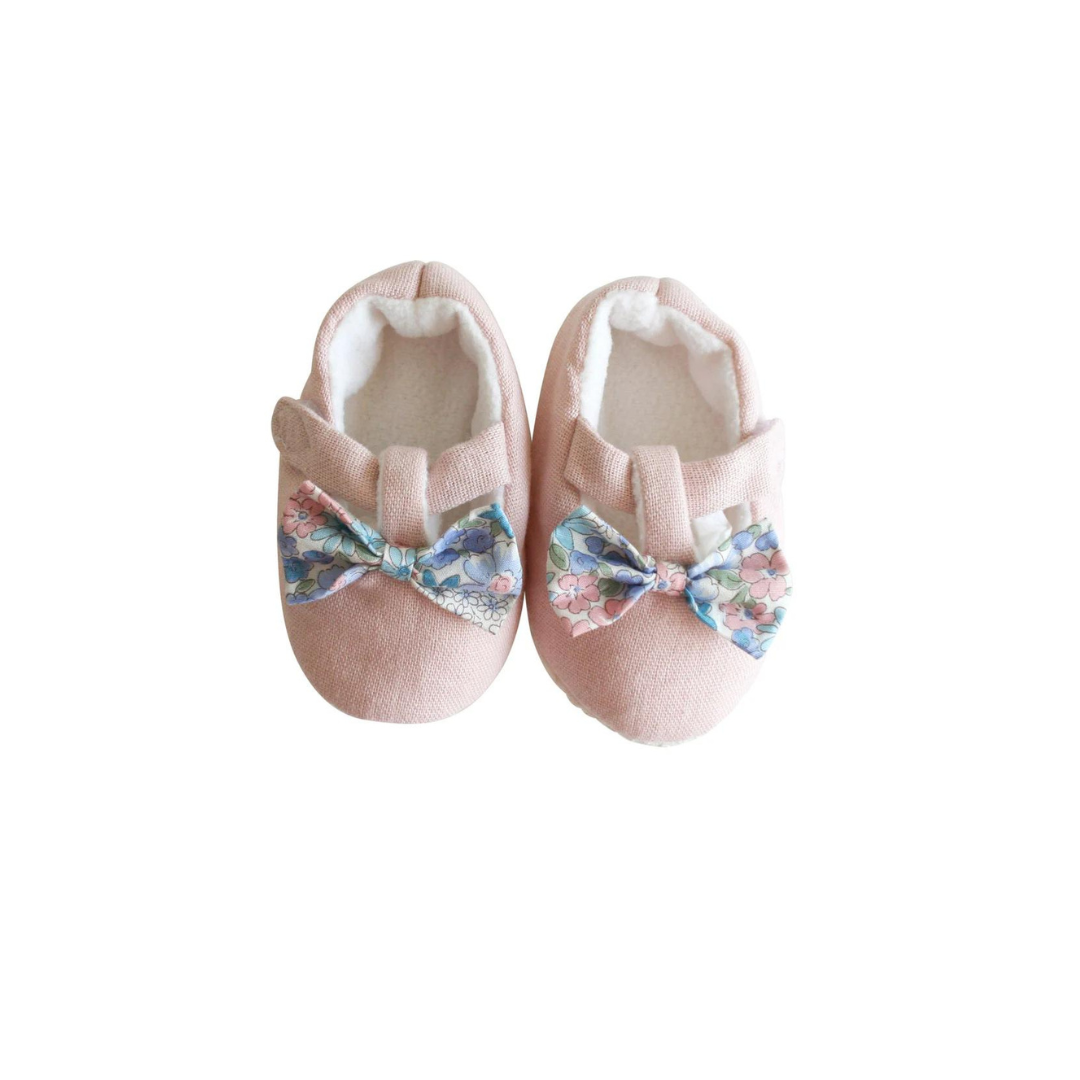 BOW BOOTIES LIBERTY BLUE