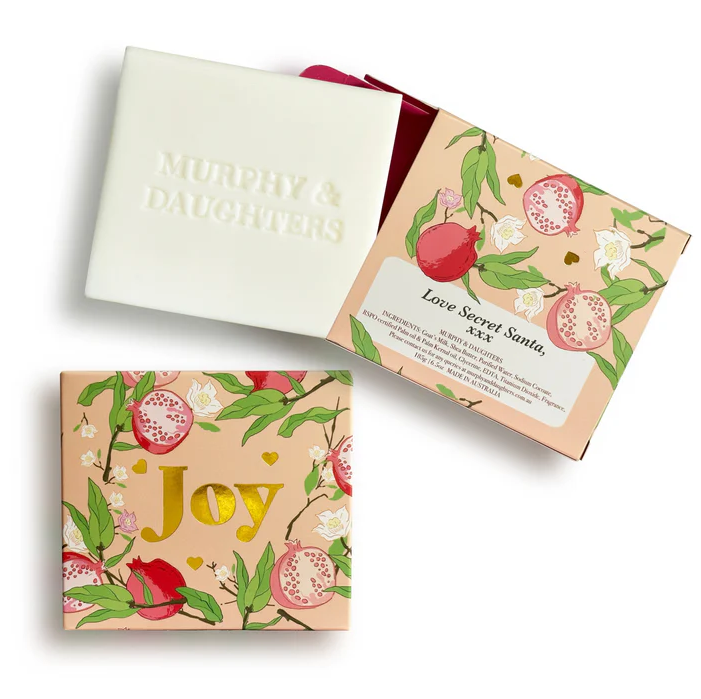 MURPHY & DAUGHTERS MESSAGE ON SOAP 6.5OZ-JOY-CUCUMBER