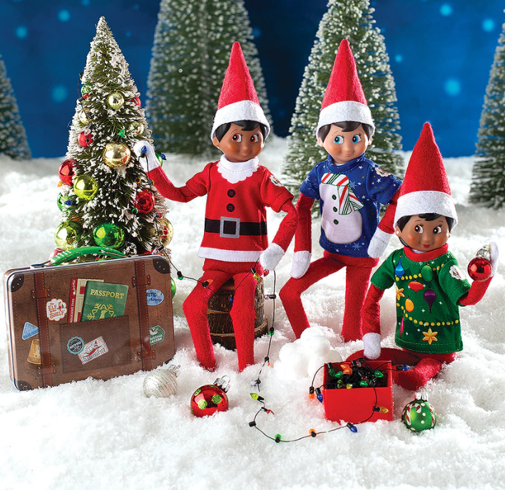 THE ELF ON THE SHELF GIRL BLUE EYES SPANISH