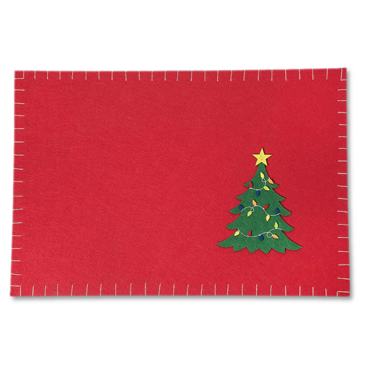 FELT CHRISTMAS TREE PLACEMAT