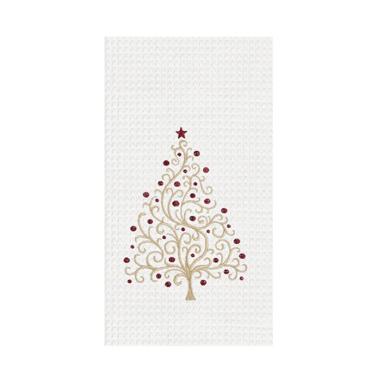 CHRISTMAS TREE SWIRL TOWEL