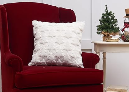 FROSTED TREE PILLOW