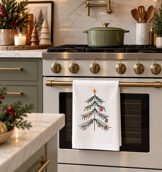 VINTAGE TREE KITCHEN TOWEL