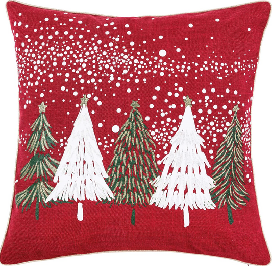 SNOWY TREES PILLOW
