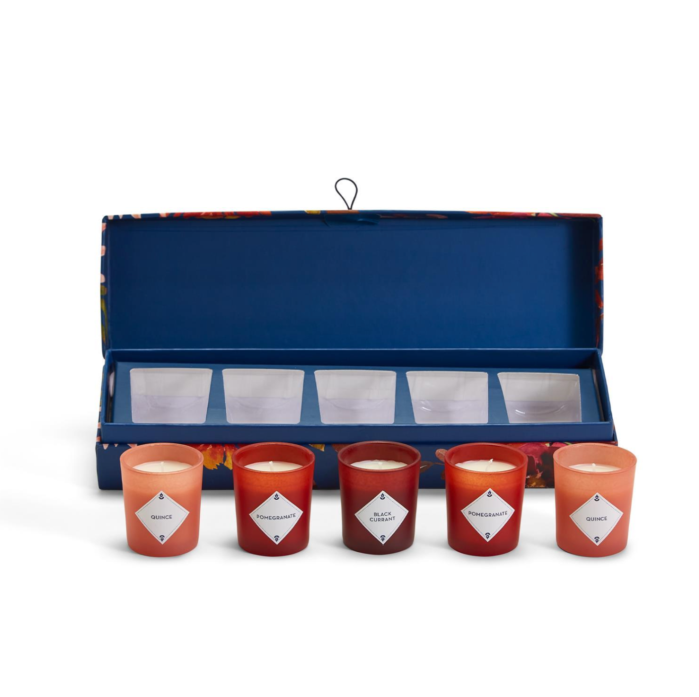 BLOOMS AND BERRIES S/5 SCENTED CANDLES GIFT BX