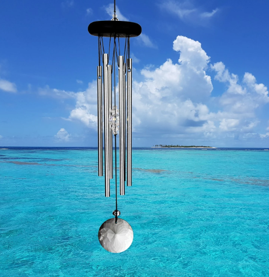 WOODSTOCK CRYSTAL MEDITATION CHIME- SILVER
