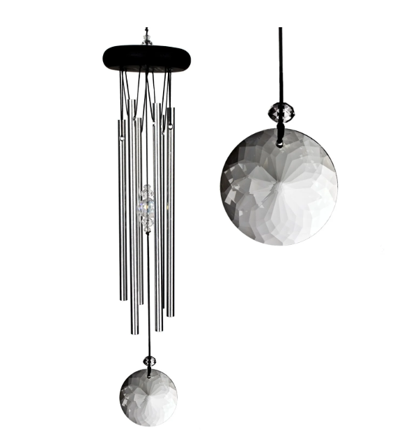 WOODSTOCK CRYSTAL MEDITATION CHIME- SILVER