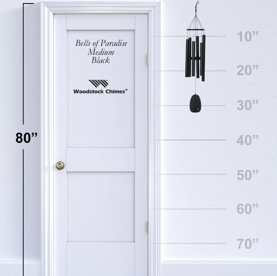 Bells of Paradise - Black, 32''