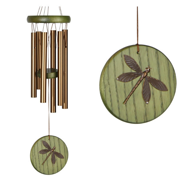 WOODSTOCK HABITATS CHIME-GREEN DRAGONFLY