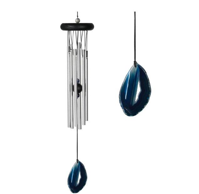 WOODSTOCK AGATE CHIME SMALL- BLUE