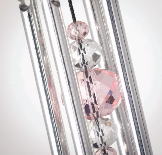 ROSE QUARTZ HEART CHIME