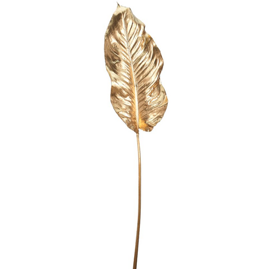 39'' METALLIC CALA LILY SPRAY GOLD