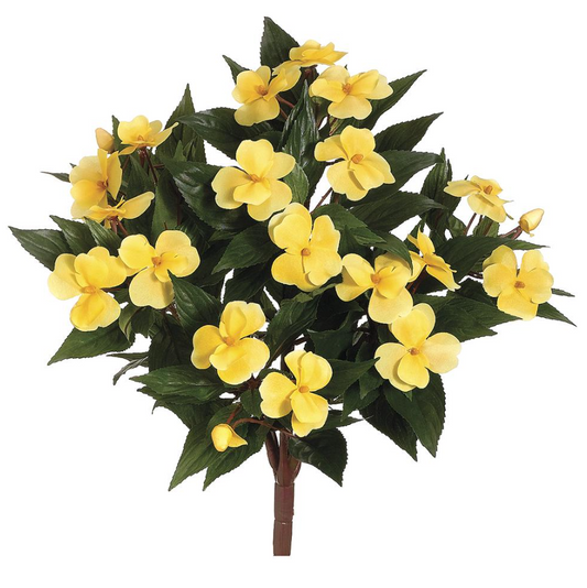 New Guinea Impatiens Bush Yellow 13.7"