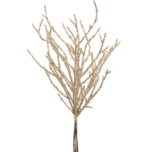 42'' GLITTERED MINI BERRY BUNDLE GOLD