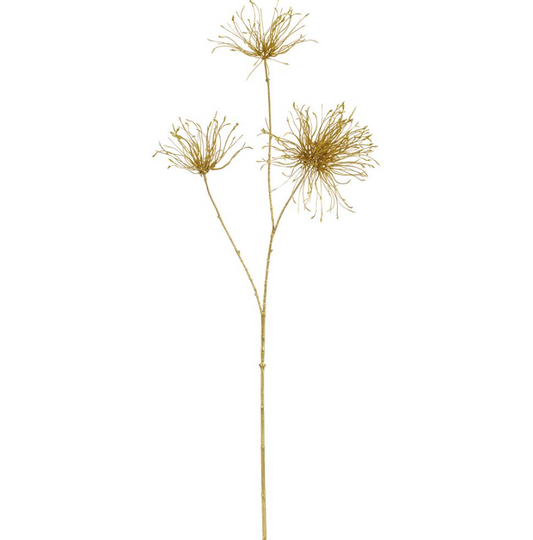 35.5'' GLITTERED METALLIC PINE SPRAY CHAMPAGNE