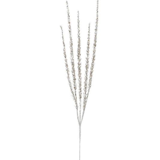 28'' GLITTERED FOXTAIL SPRAY CHAMPAGNE