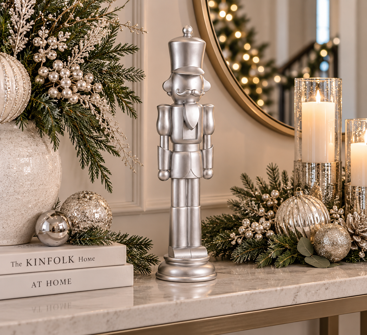 20'' NUTCRACKER METALLIC SILVER