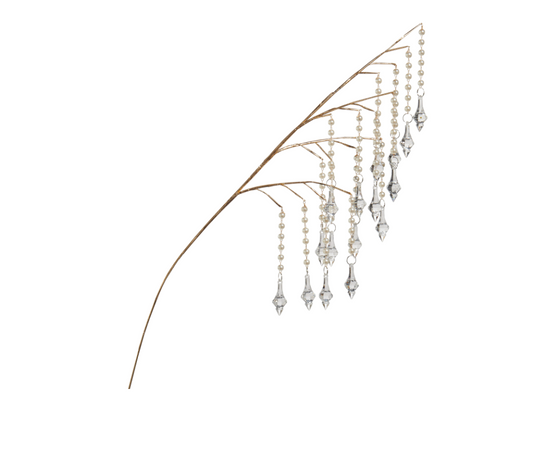 32'' PEARL AND CRYSTAL DRIPPING SPRAY
